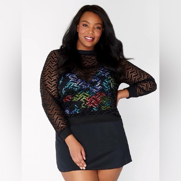 Ruby Ribbon swim skirt - Picture 3 of 5